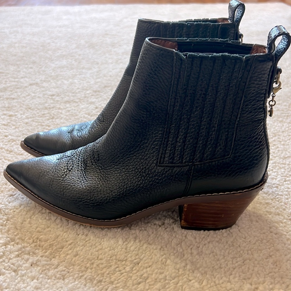 Coach Western style booties.